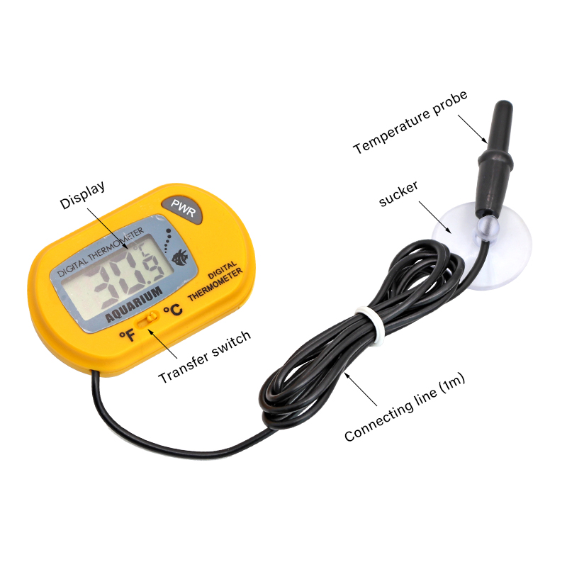 Fish Tank Thermometer LCD Digi - đánh giá và giá Fish Tank Heater