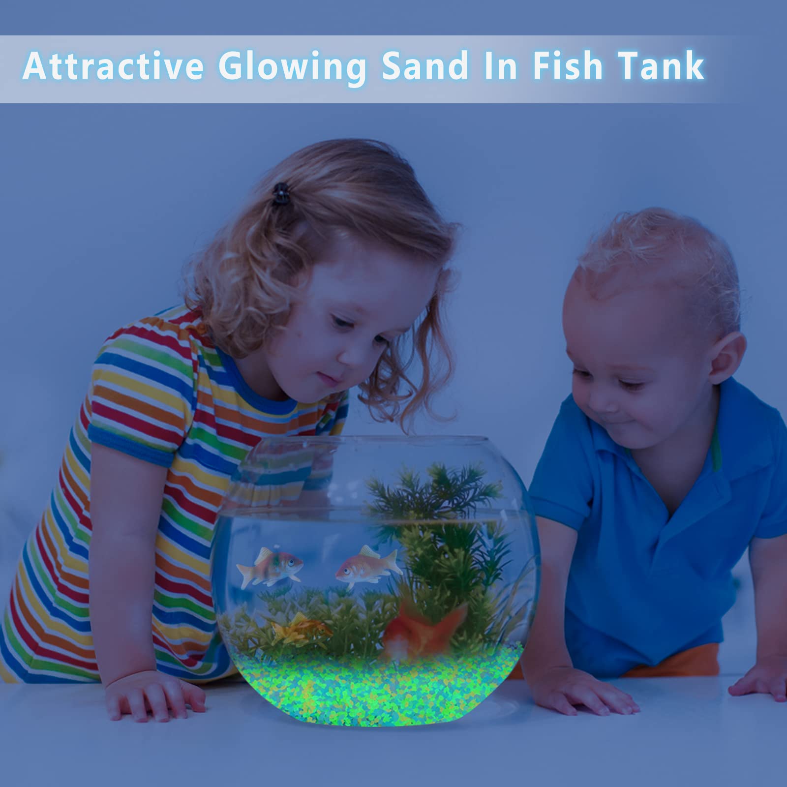 1000Pcs Luminous Sand Glow In  - đánh giá và giá Fish Aquarium Home