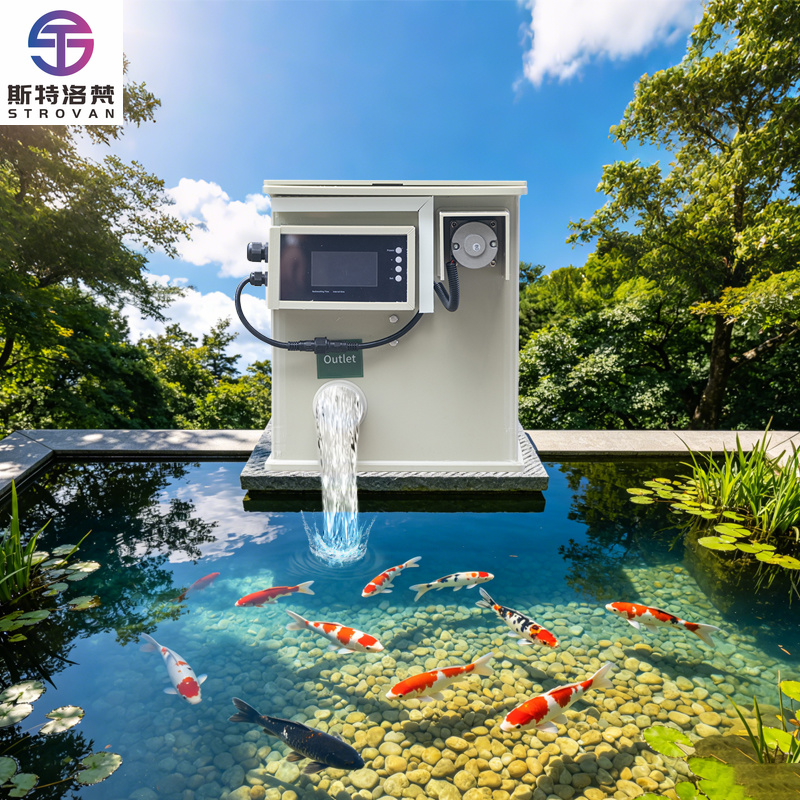 5m³/h Rotating Drum Filter Hom - đánh giá và giá Fish Aquarium Home