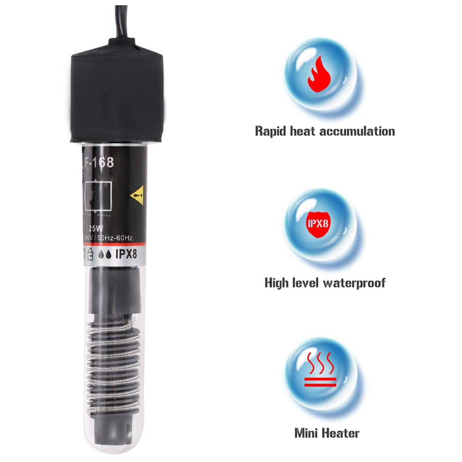 Mini Aquarium Heater Submersib - đánh giá và giá Fish Tank Heater