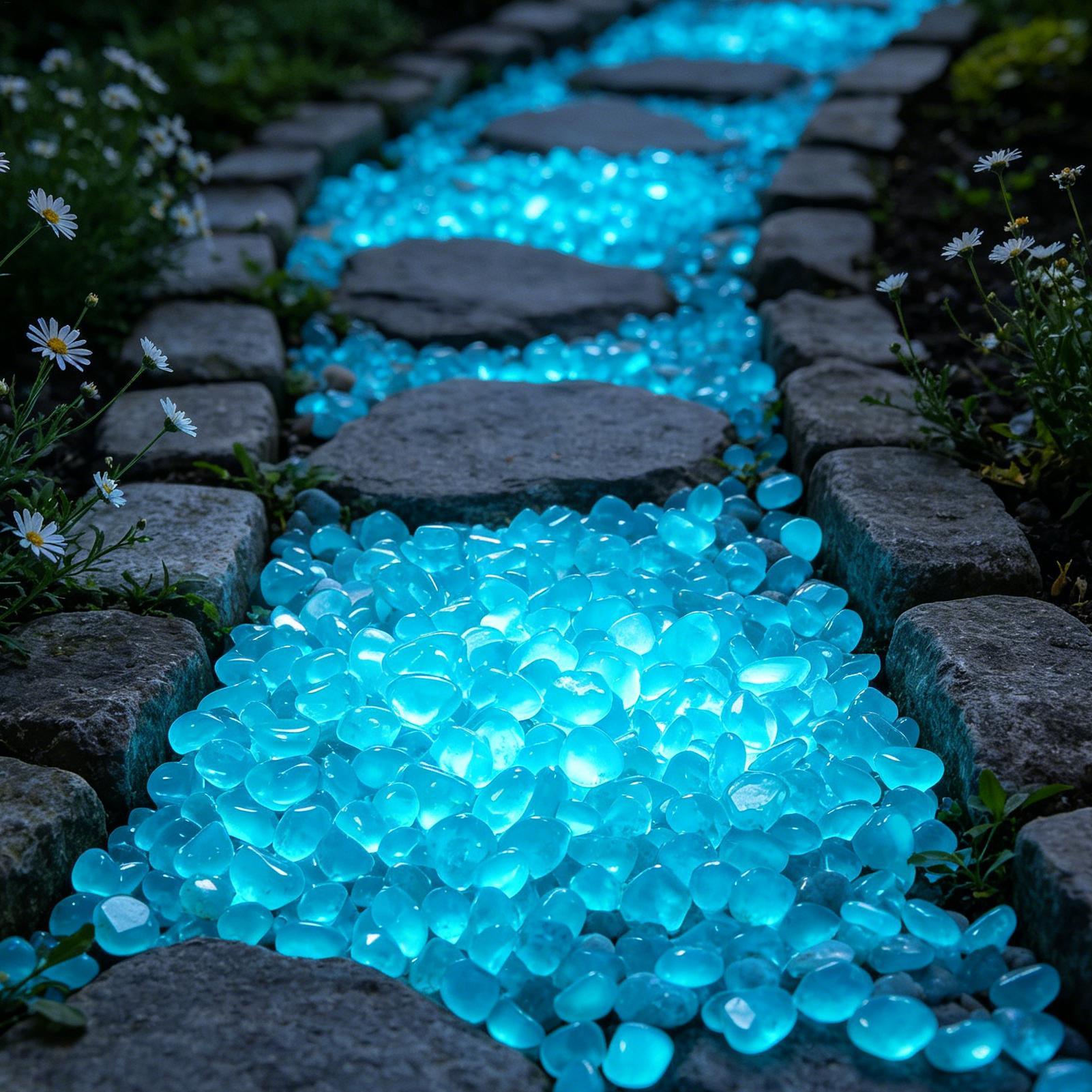 300Pcs Luminous Rock Stone Res - đánh giá và giá Fish Tank Gravel
