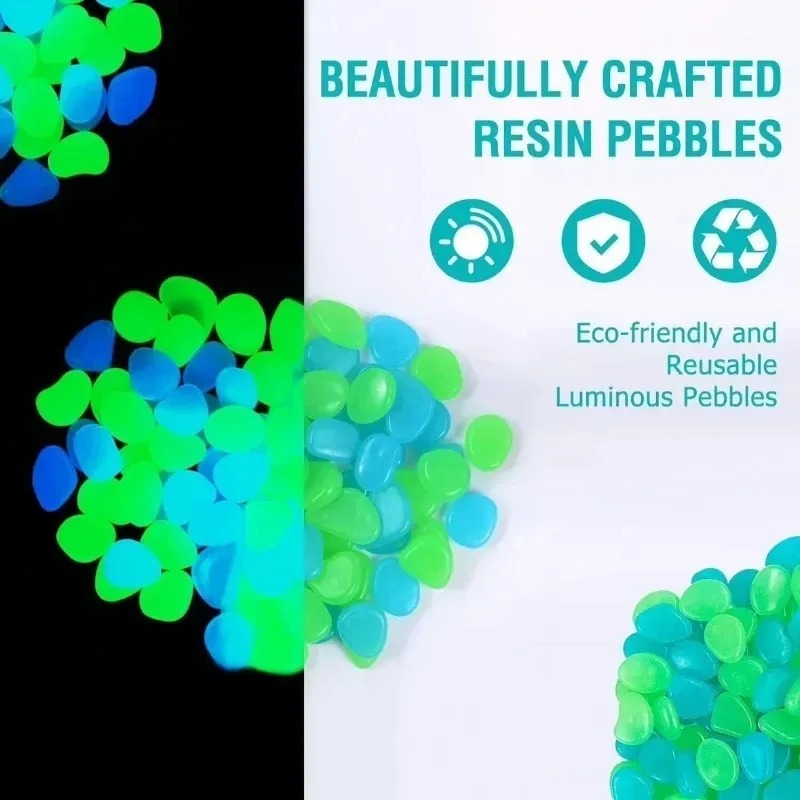 100-1000 Pcs Luminous Rock, St - đánh giá và giá Fish Tank Gravel