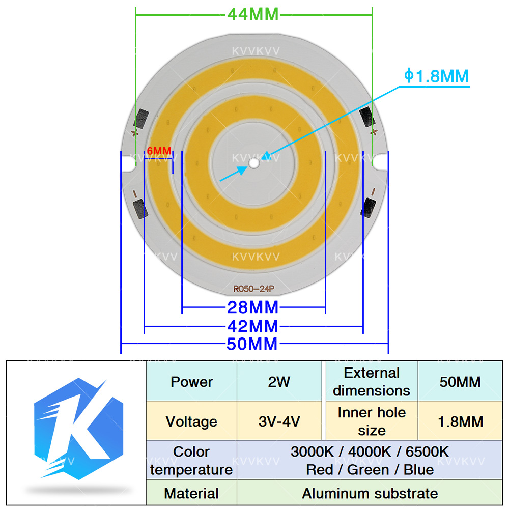 3V 4V Round COB LED Lamp Parts - đánh giá và giá Aquarium Light