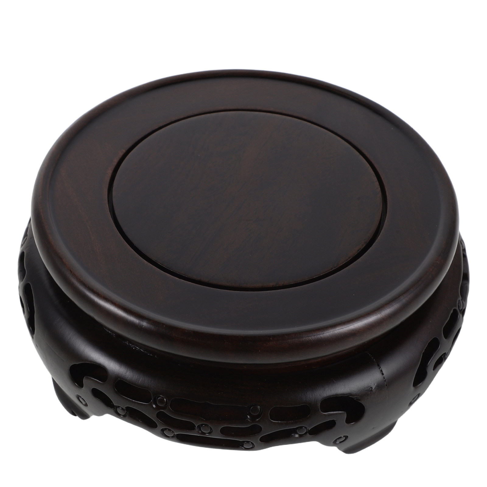 Wooden Vase Display Stand Roun - đánh giá và giá Aquarium Plants