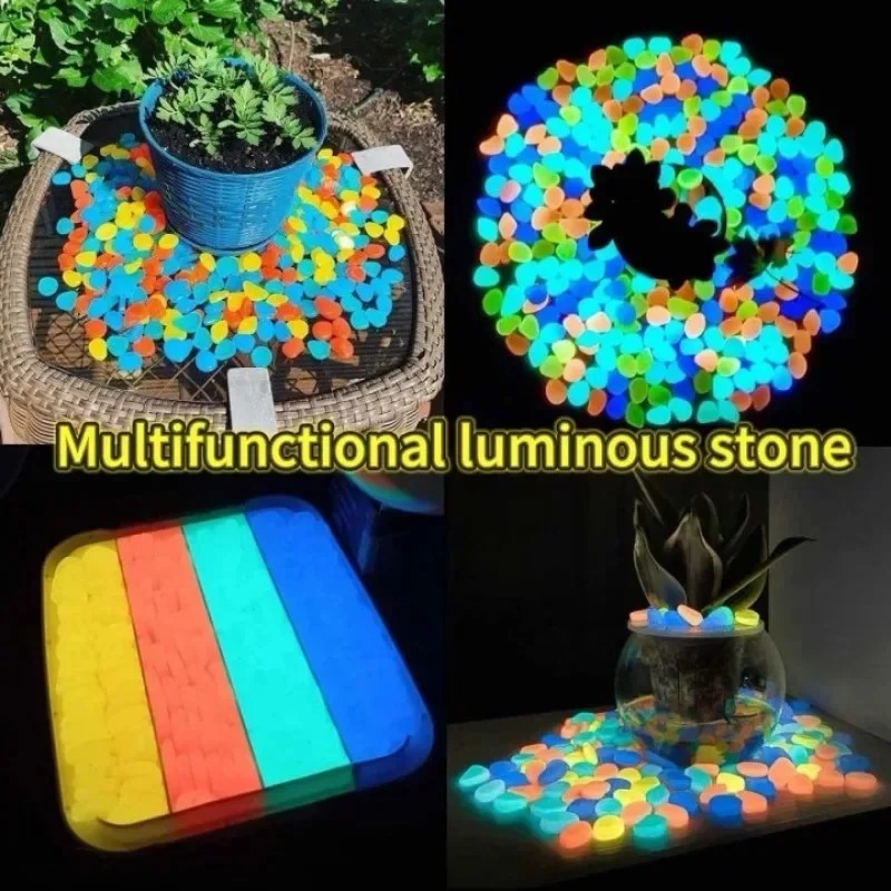 100-1000PCS Luminous Stone Gar - đánh giá và giá Fish Tank Gravel